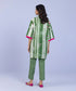 Women's Pret Khaddar Printed Green Straight Shirt